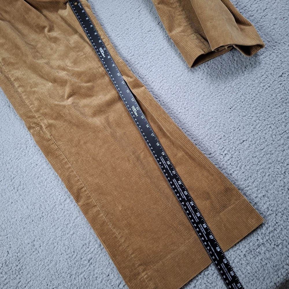 Banana Republic 4P Rivoli Relaxed Wide-Leg Corduroy Pants Brown Pleated 444895 - Picture 5 of 8